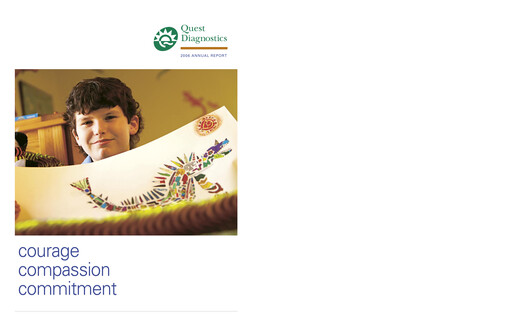 Thumbnail Quest Diagnostics
 Annual Report 2006