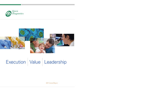 Thumbnail Quest Diagnostics
 Annual Report 2007