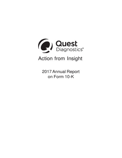 Thumbnail Quest Diagnostics
 Annual Report 2017
