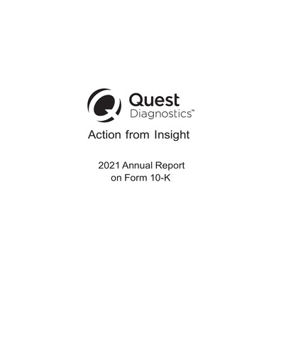 Thumbnail Quest Diagnostics
 Annual Report 2021
