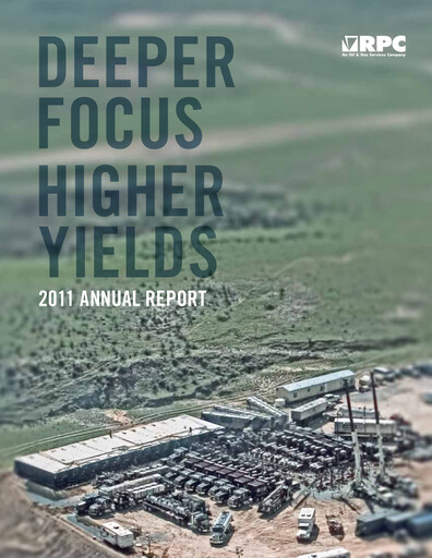 Thumbnail RPC, Inc. Annual Report 2011