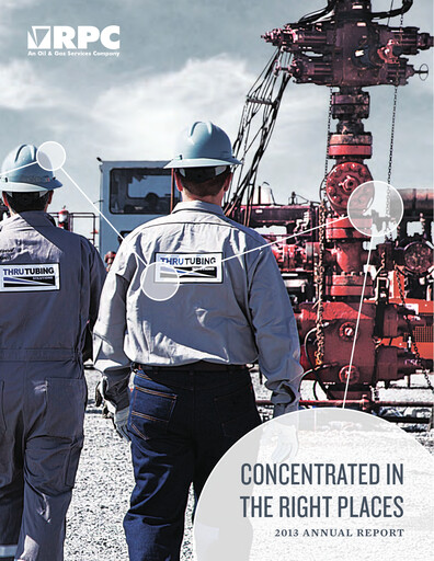 Thumbnail RPC, Inc. Annual Report 2013