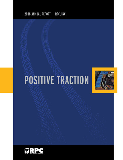 Thumbnail RPC, Inc. Annual Report 2016