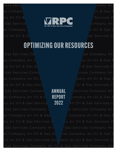 Thumbnail RPC, Inc. Annual Report 2022