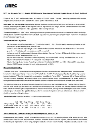 Thumbnail RPC, Inc. Quarterly Report 2025-q2