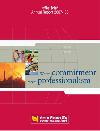 Thumbnail Punjab National Bank
 Annual Report 2007-2008