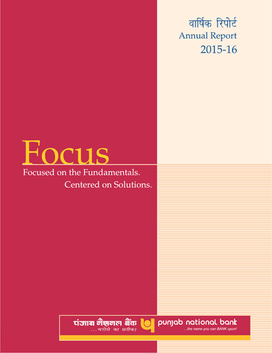 Thumbnail Punjab National Bank
 Annual Report 2015-2016