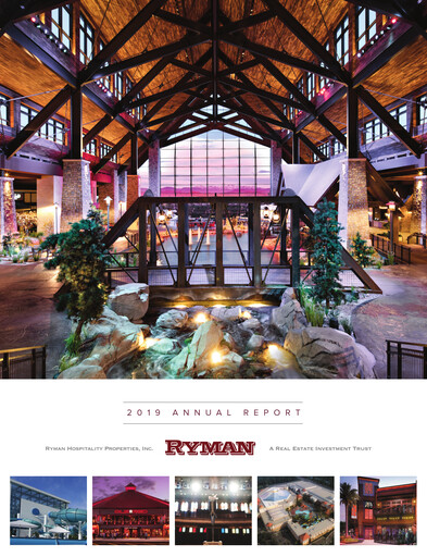 Thumbnail Ryman Hospitality Properties Annual Report 2019