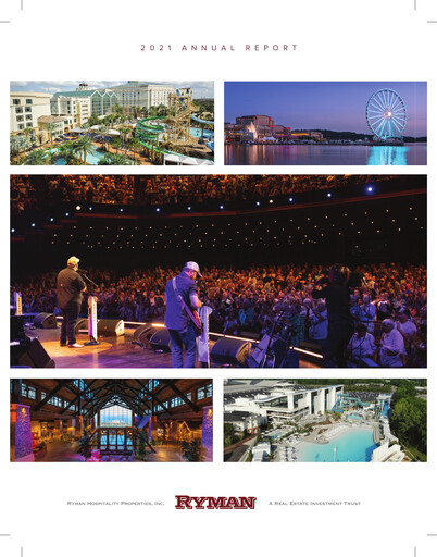 Thumbnail Ryman Hospitality Properties Annual Report 2021