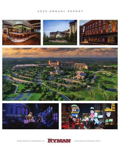 Thumbnail Ryman Hospitality Properties Annual Report 2023