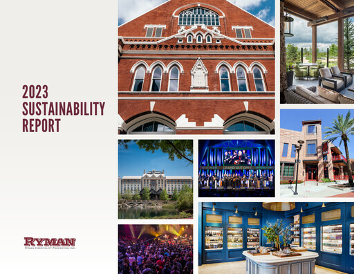 Thumbnail Ryman Hospitality Properties Sustainability Report 2023
