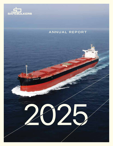 Thumbnail Safe Bulkers
 Annual Report 2025