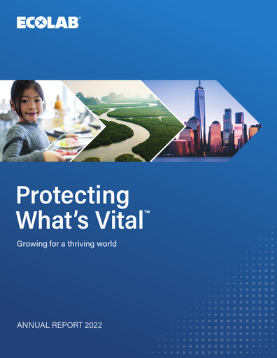 Thumbnail Ecolab Annual Report 2022