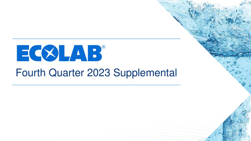Thumbnail Ecolab Quarterly Report 2023-q4