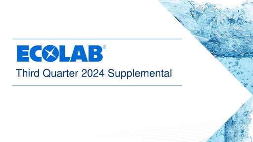 Thumbnail Ecolab Quarterly Report 2024-q3