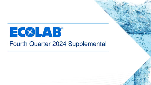 Thumbnail Ecolab Quarterly Report 2024-q4
