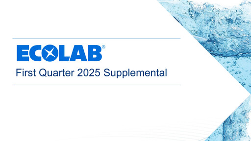Thumbnail Ecolab Quarterly Report 2025-q1