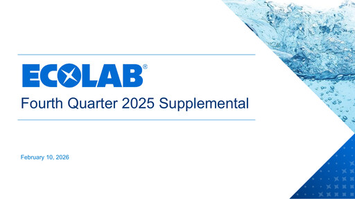 Thumbnail Ecolab Quarterly Report 2025-q4