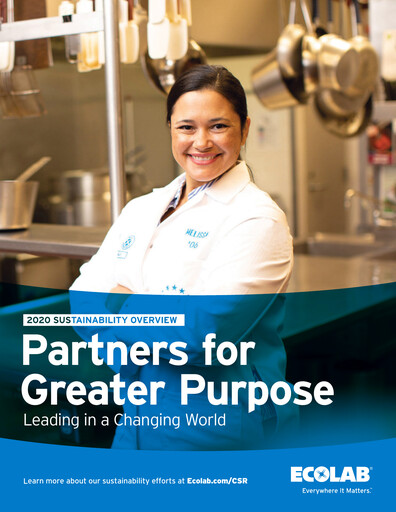 Thumbnail Ecolab Sustainability Report 2020