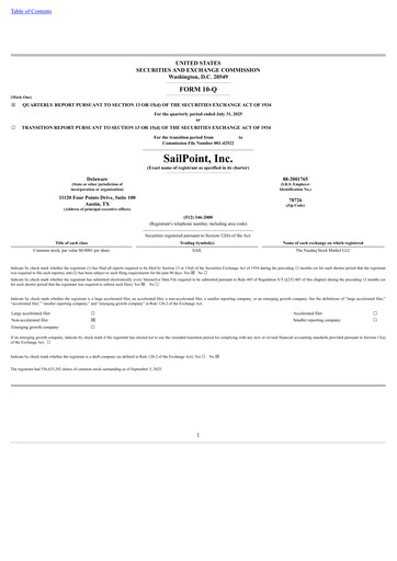 Miniature SailPoint Rapport trimestriel 2026-q2