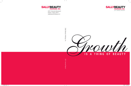 Thumbnail Sally Beauty Holdings Annual Report 2011