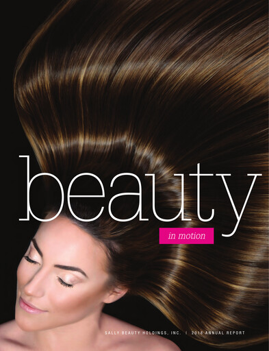 Thumbnail Sally Beauty Holdings Annual Report 2018