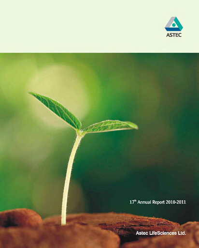 Thumbnail Astec Lifesciences
 Annual Report 2010-2011