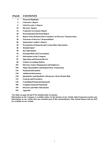 Thumbnail Ryanair Annual Report 2017