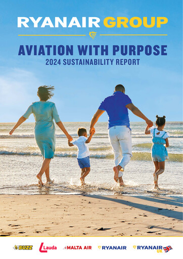 Vorschaubild Ryanair Nachhaltigkeitsbericht 2024