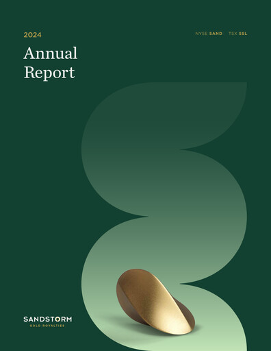 Thumbnail Sandstorm Gold Annual Report 2024