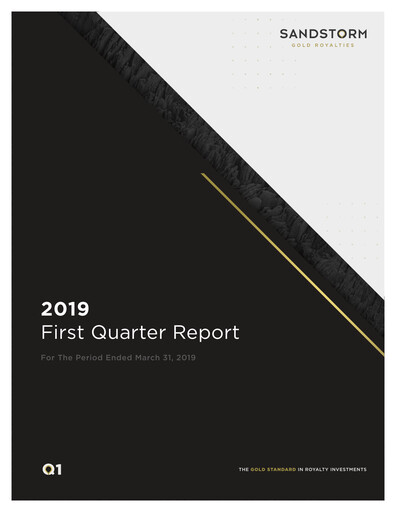 Thumbnail Sandstorm Gold Quarterly Report 2019-q1