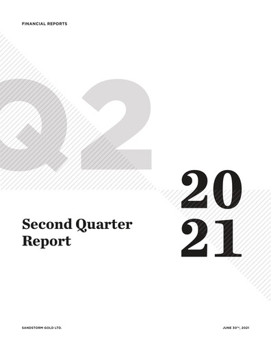 Thumbnail Sandstorm Gold Quarterly Report 2021-q2
