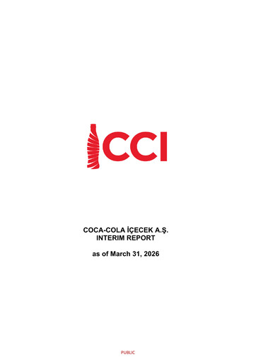 Miniature Coca-Cola İçecek
 Rapport trimestriel 2026-q1