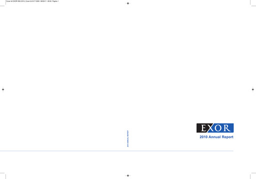 Thumbnail Exor
 Annual Report 2010