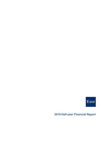 Vorschaubild Exor
 Halbjahresbericht 2019-h1