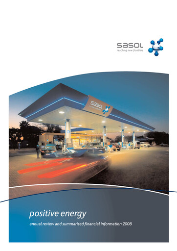 Thumbnail Sasol Annual Report 2008
