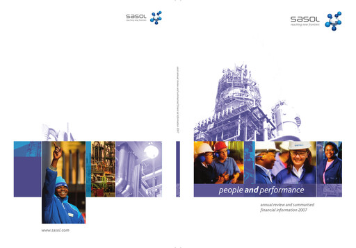 Thumbnail Sasol Annual Report fy2007