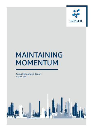 Thumbnail Sasol Annual Report fy2015