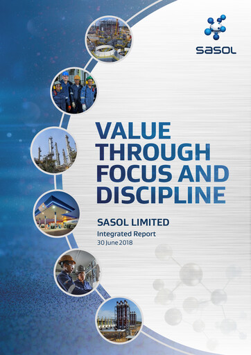 Thumbnail Sasol Annual Report fy2018