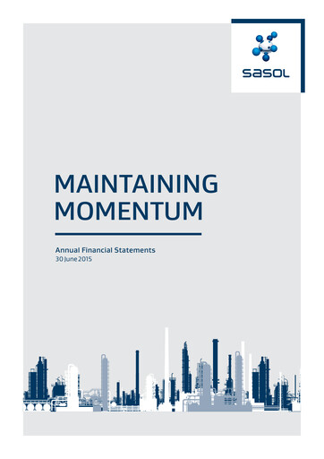 Thumbnail Sasol Financial Statement 2015