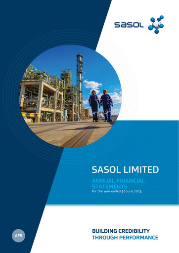 Thumbnail Sasol Financial Statement 2025
