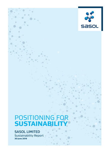 Thumbnail Sasol Sustainability Report 2019