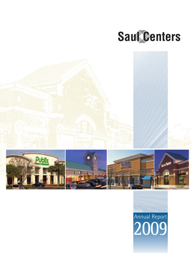 Thumbnail Saul Centers Annual Report 2009