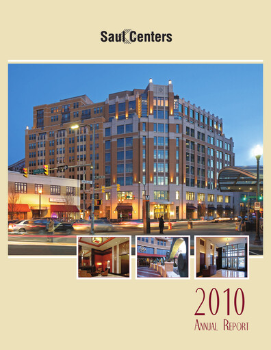 Thumbnail Saul Centers Annual Report 2010