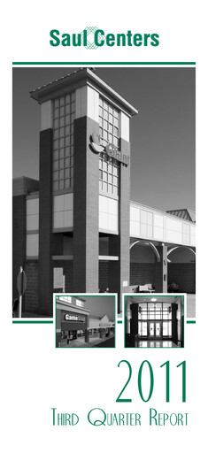 Thumbnail Saul Centers Quarterly Report 2011-q3