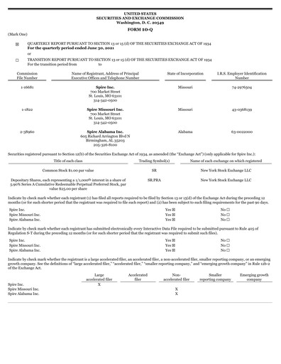Thumbnail Spire Inc. Quarterly Report 2021-q3