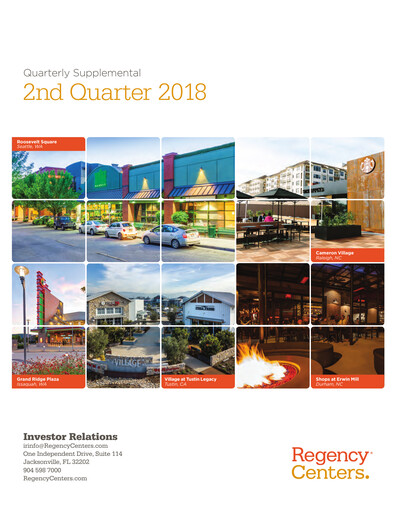 Miniature Regency Centers
 Rapport trimestriel 2018-q2
