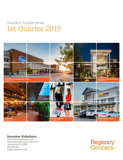 Miniature Regency Centers
 Rapport trimestriel 2019-q1