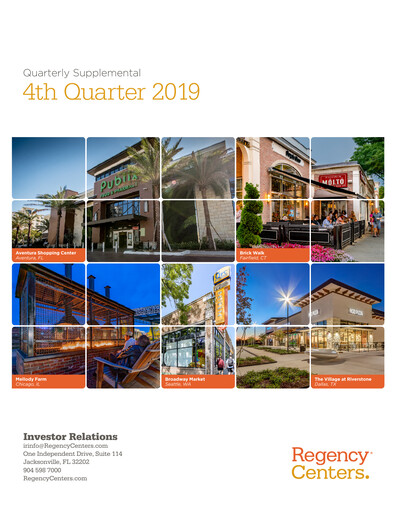 Miniature Regency Centers
 Rapport trimestriel 2019-q4