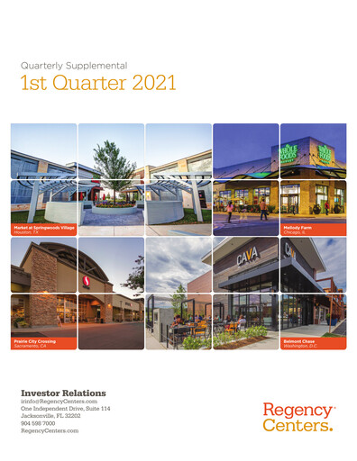 Thumbnail Regency Centers
 Quarterly Report 2021-q1